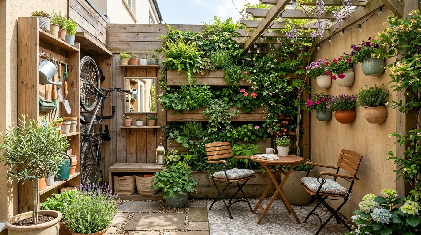 Textured Stone Courtyard